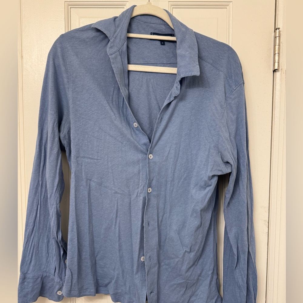 Frescobol Carioca Light Blue Button Down